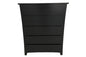 Paiden 5 Drawer Tallboy Black