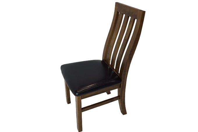 #046 Industrial Rustic Timber Dining Chair