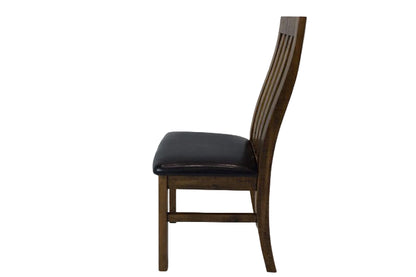 #046 Industrial Rustic Timber Dining Chair