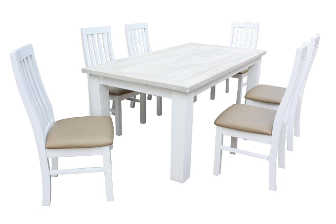 Ashland 1.8m Table + 6 Seat Dining Suite