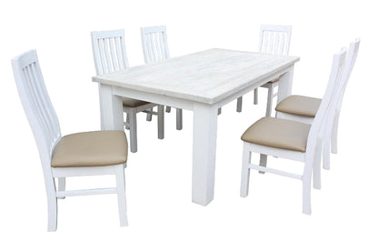 Ashland 1.8m Table + 6 Seat Dining Suite