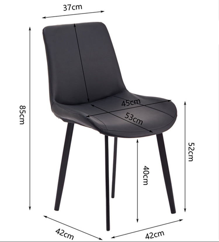Soho Dining Chair Black
