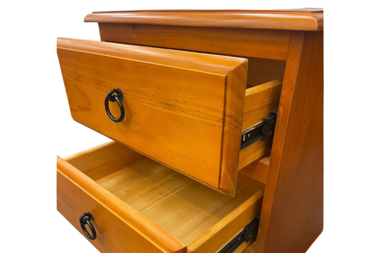 Troy 3 Drawer Bedside Table