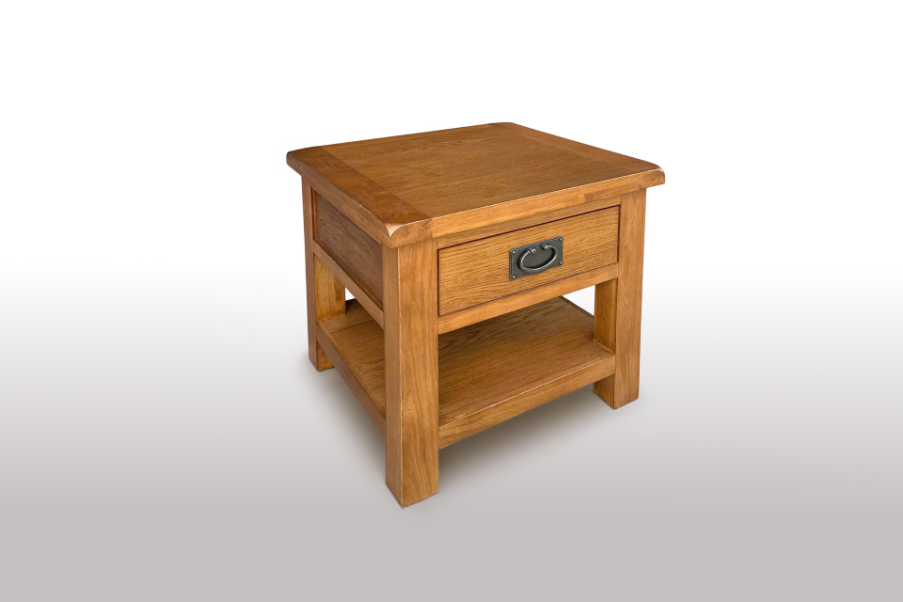 Ferngrove OAK Lamp Table with Drawer