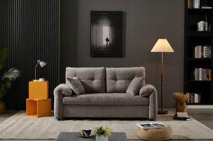 Boston Pull Out Sofa Bed Grey