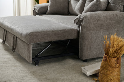 Boston Pull Out Sofa Bed Grey