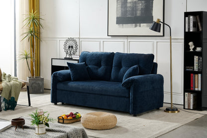 Boston Pull Out Sofa Bed Royal Blue