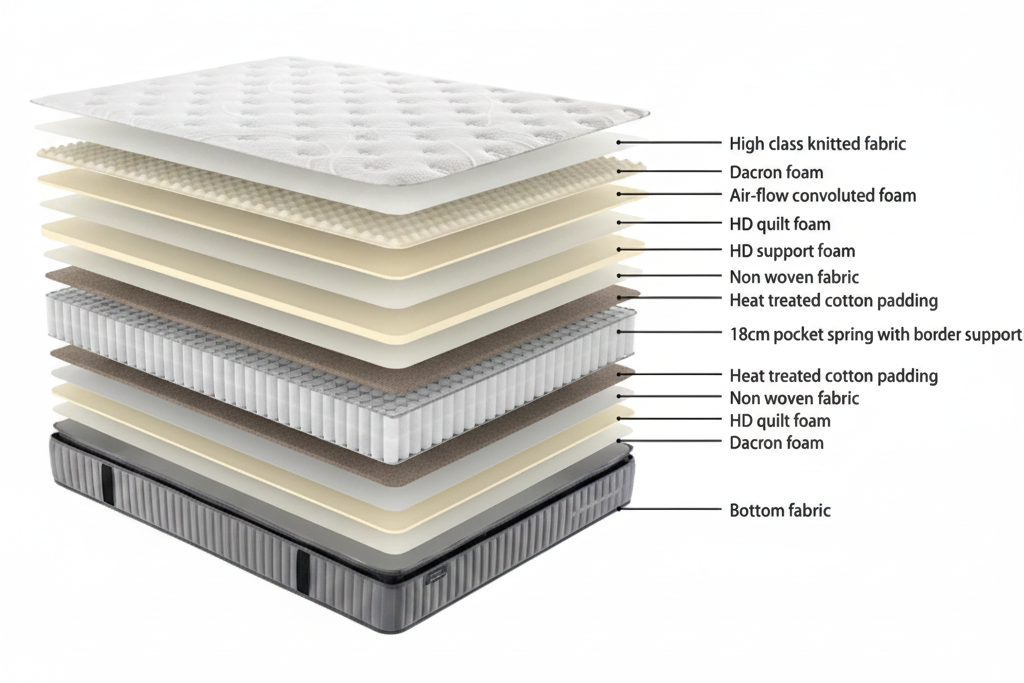 DreamZone SP Pocket Pillow Top Mattress