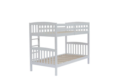 White Bunk Single + Single