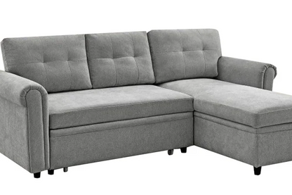 Monaco Pull Out Sofa bed+ Storage Chaise