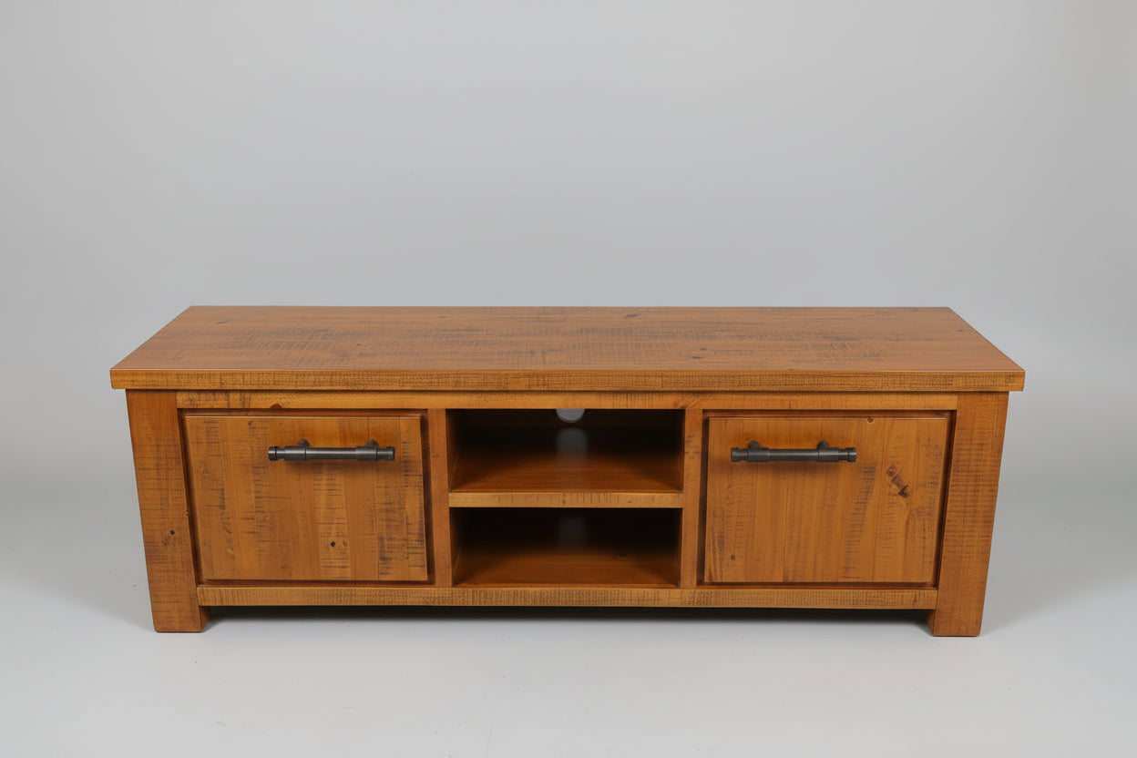 #046 Industrial Rustic Entertainment Unit 1.6m