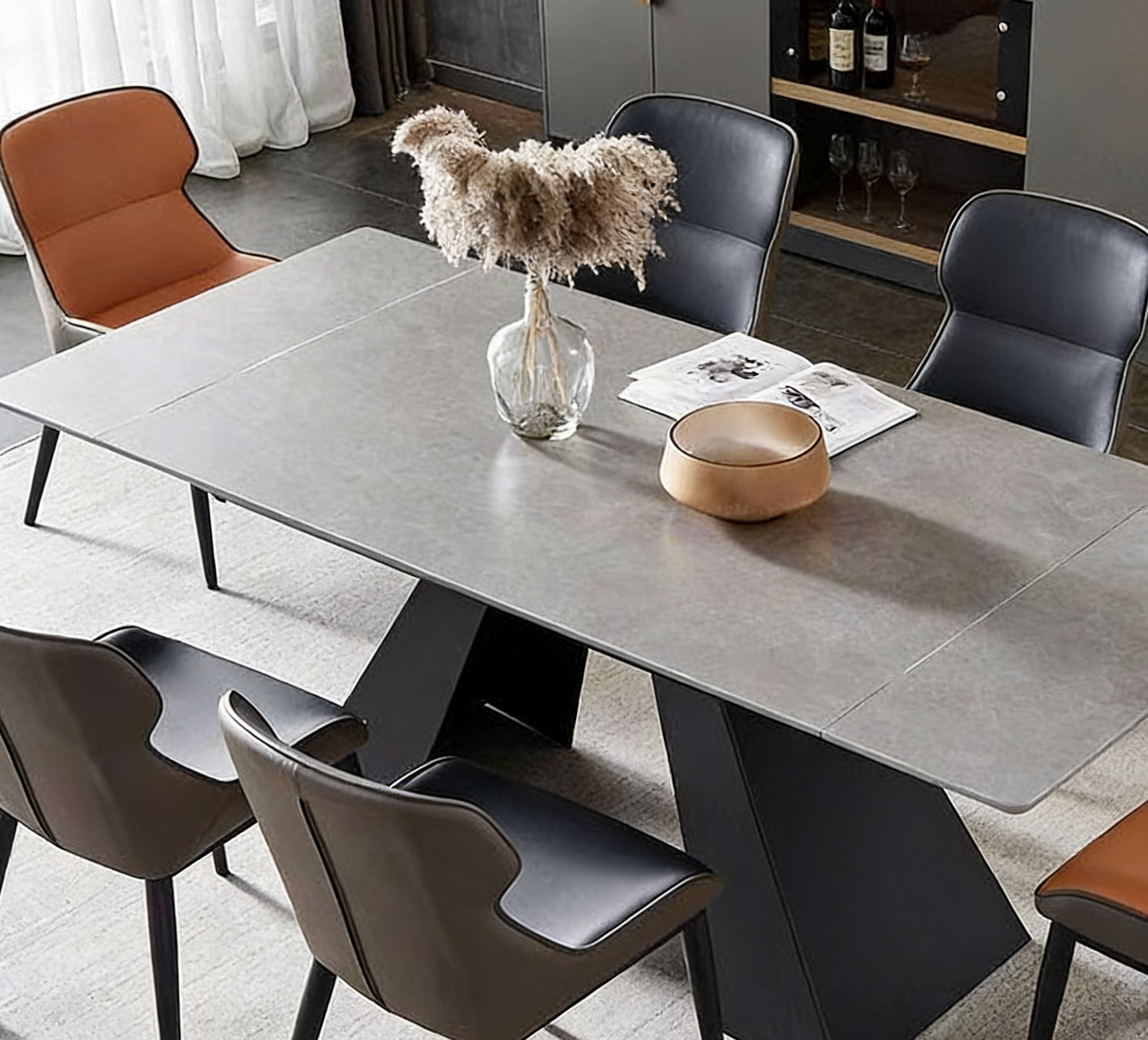 Armani Extension Dining Table 1.2m-1.6m