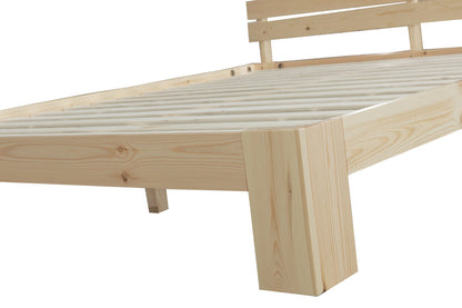 Bella Bedframe Light Natural Wood