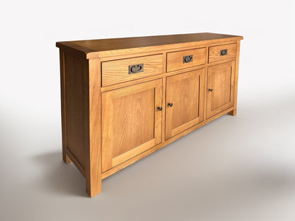Ferngrove OAK Buffet Table 3 Door 3 Drw