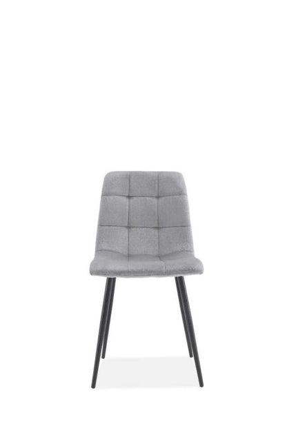 Chicago Dining Chair Velvet Grey