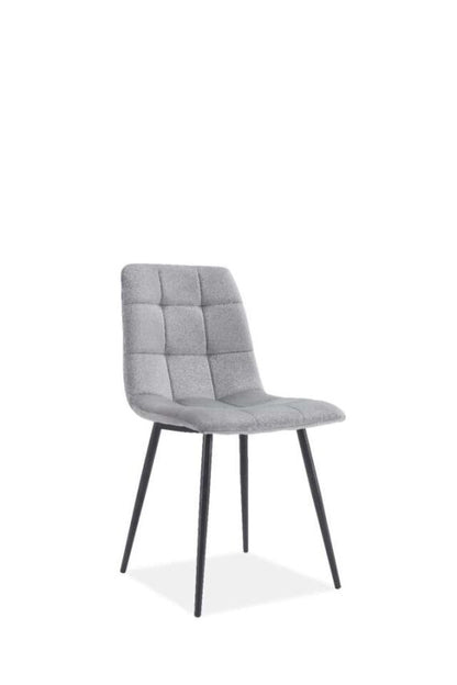Chicago Dining Chair Velvet Black