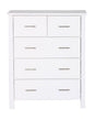 Tina White Tallboy 5 Drawer