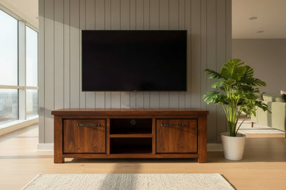 #046 Industrial Rustic Entertainment Unit 1.6m